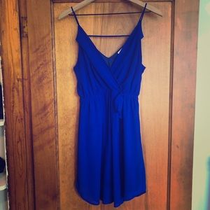 Vibrant royal blue dress